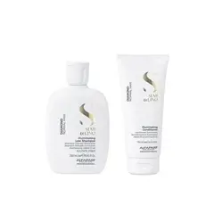 ALFAPARF MILANO - Pack Diamond Duo 450ml Semi di Lino Brillo
