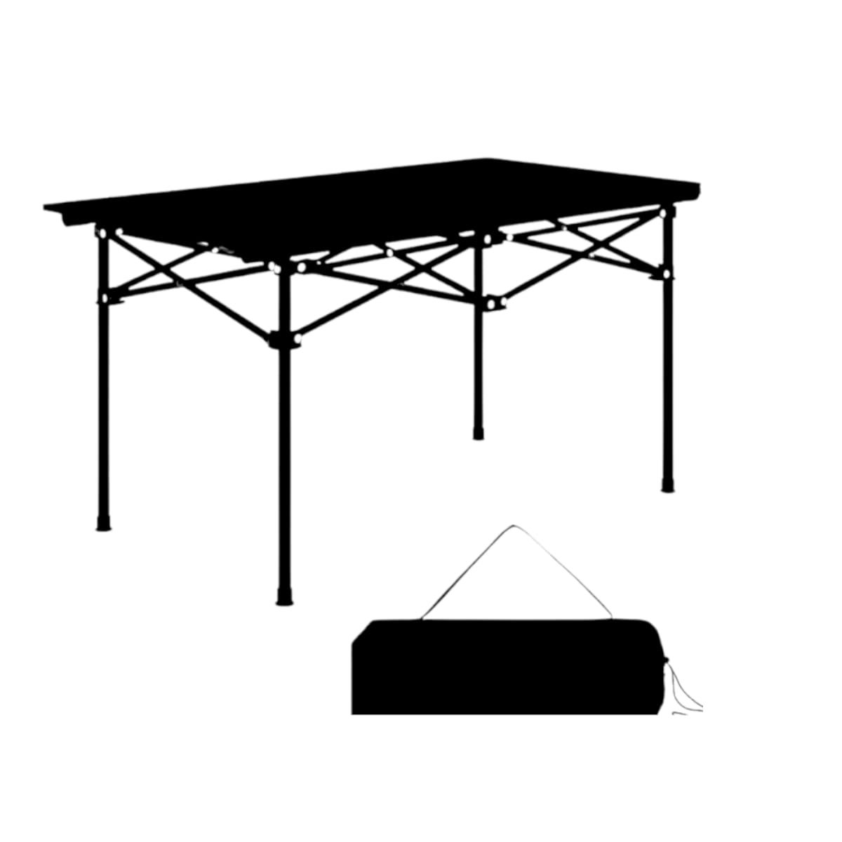 GENERICO - Mesa de Camping Portatil para Aventuras 95x55x55 Gms