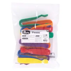 DACTIC - Set De 12 Pinzas Plásticas Para Desarrollo Motricidad Fina
