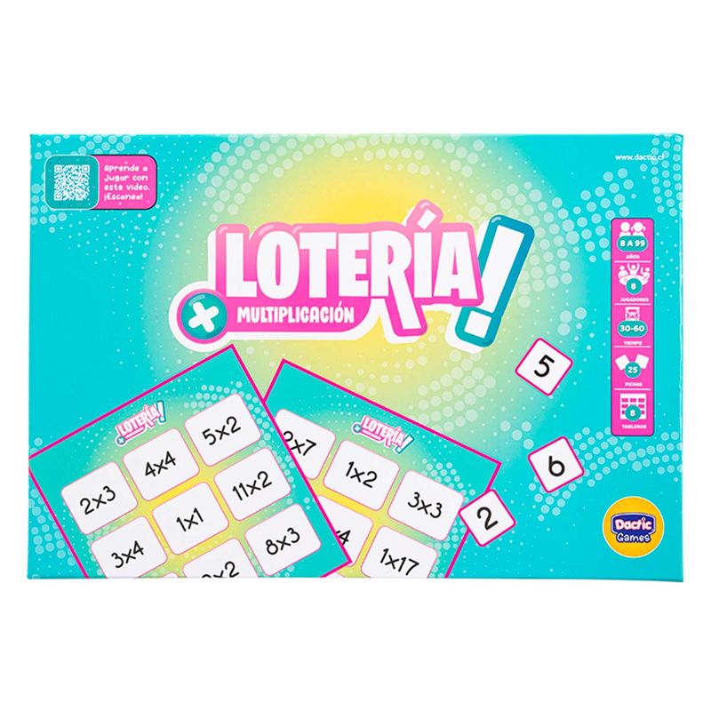 DACTIC - Juego De Mesa Multiplicación