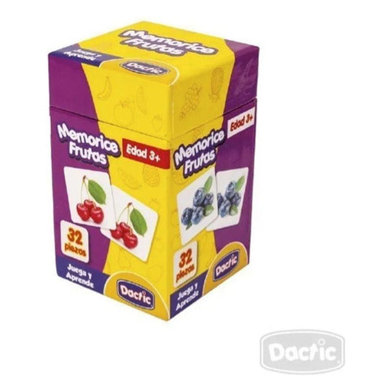DACTIC - Juego Didáctico Memorice Frutas Dactic