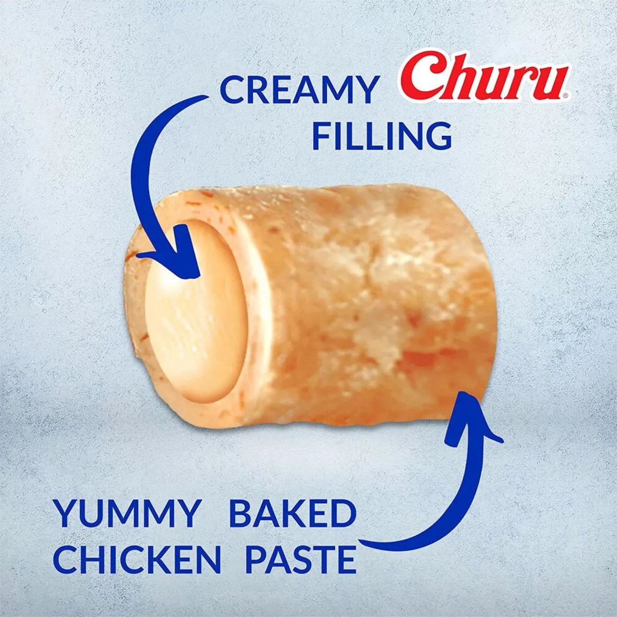 INABA - Churu Bites Wraps Cat Atún y Salmón 10g x3 - Pack 6