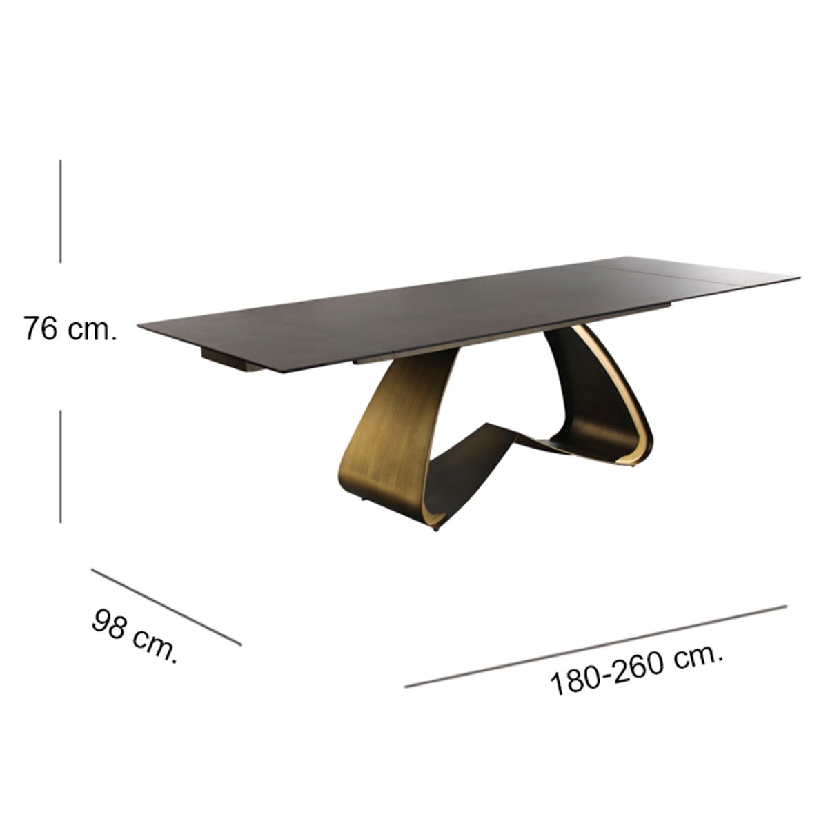MSA MUEBLES SANTA ANA - Juego de Comedor Norwich 6 Poltronas Timber Brown