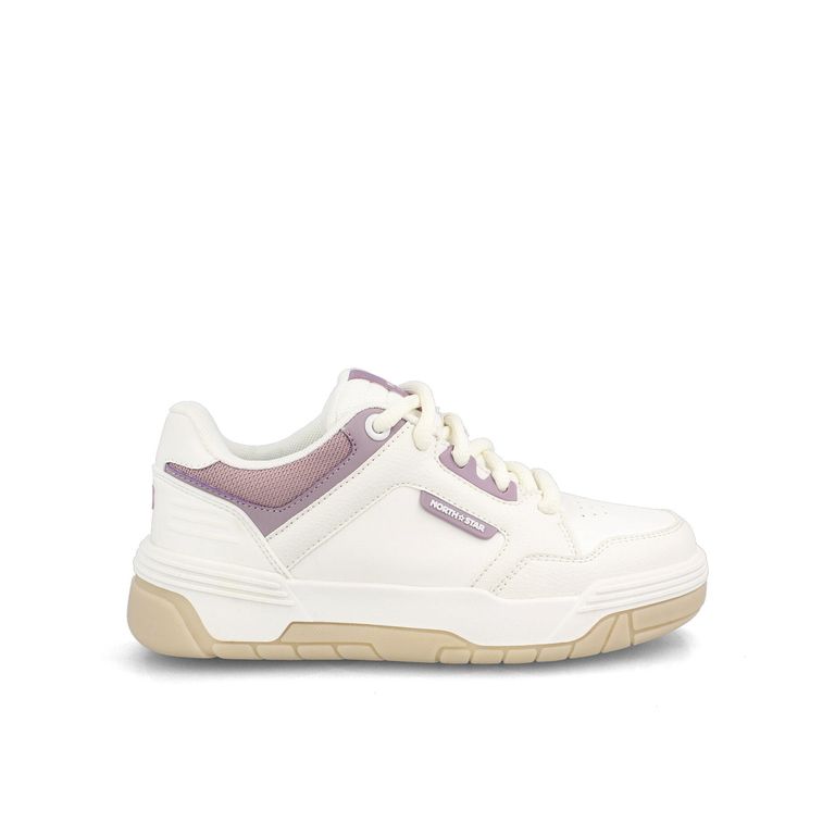 Zapatilla Mujer Skater Chunk Blanco-Morado