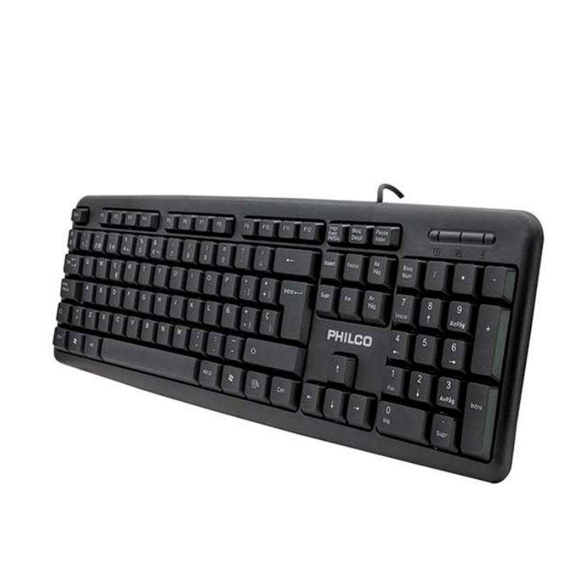 PHILCO - Teclado Estándar Alámbrico USB PHILCO