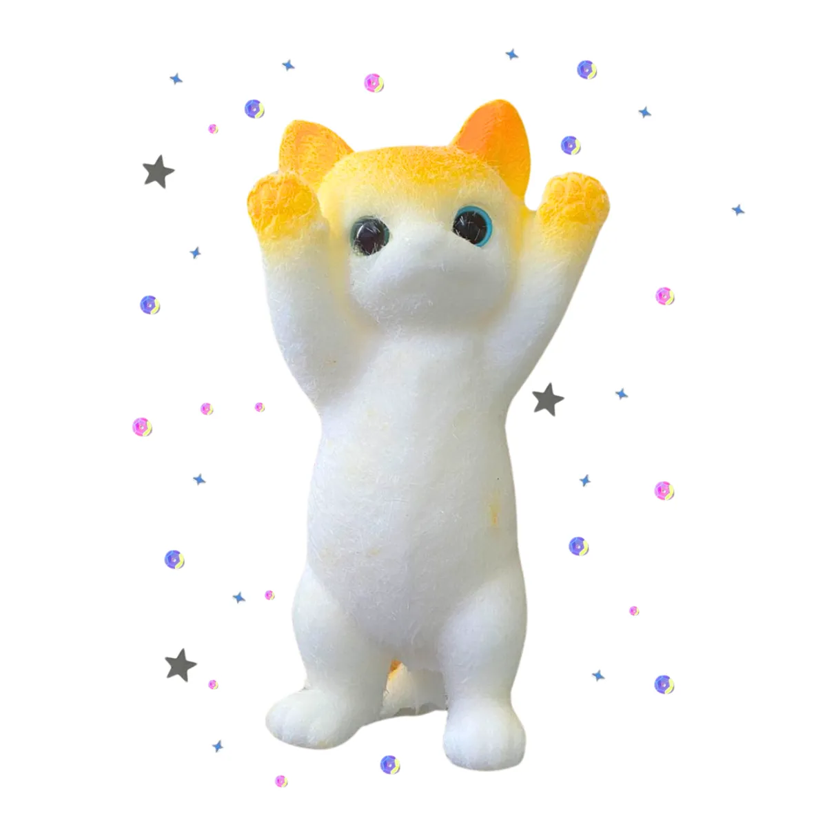 GENERICO - Squishy Taba Gato Gigante Peludo Juguete Antiestrés