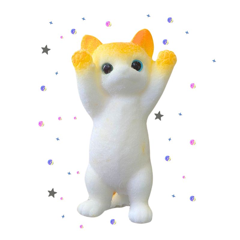 GENERICO - Squishy Taba Gato Gigante Peludo Juguete Antiestrés