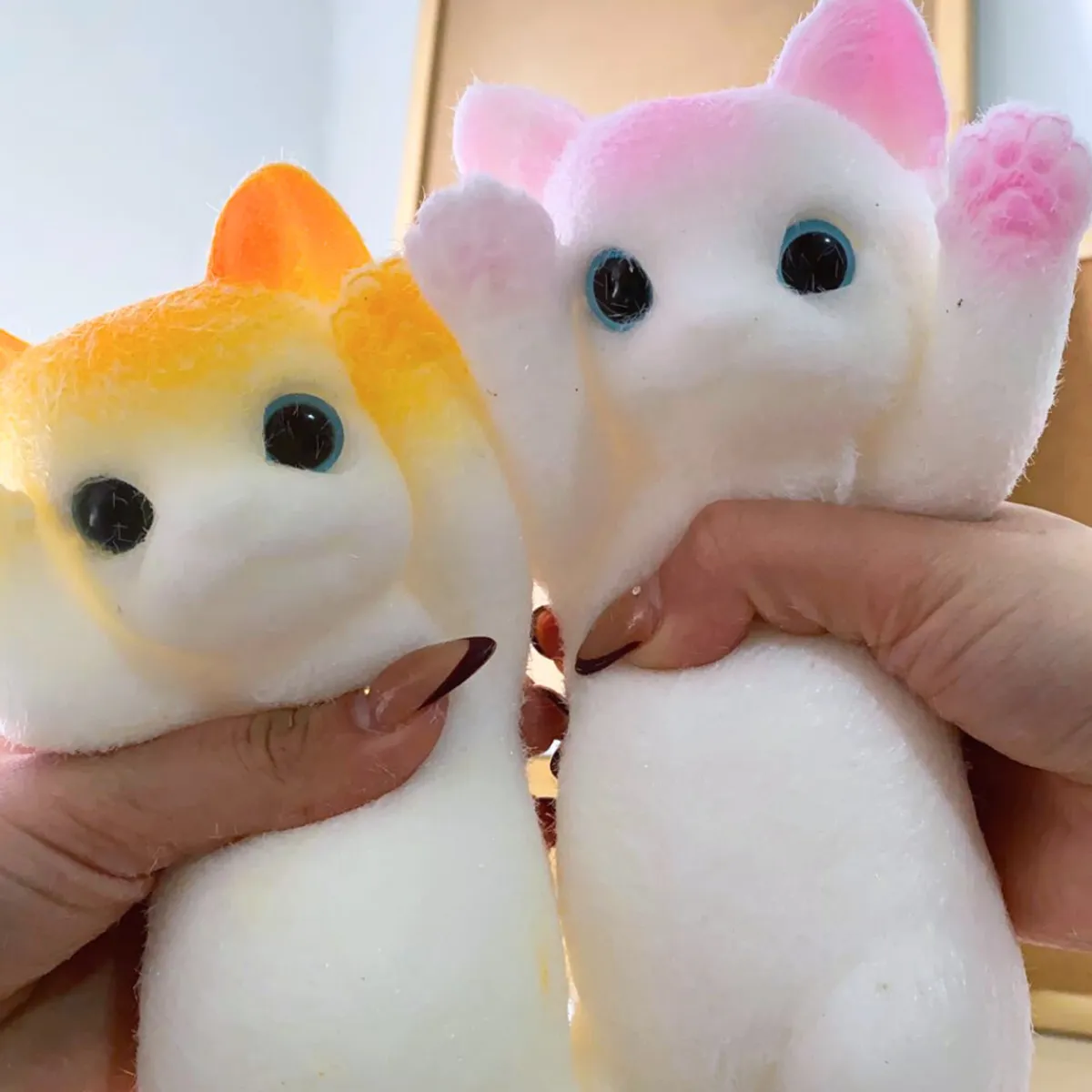 GENERICO - Squishy Taba Gato Gigante Peludo Juguete Antiestrés