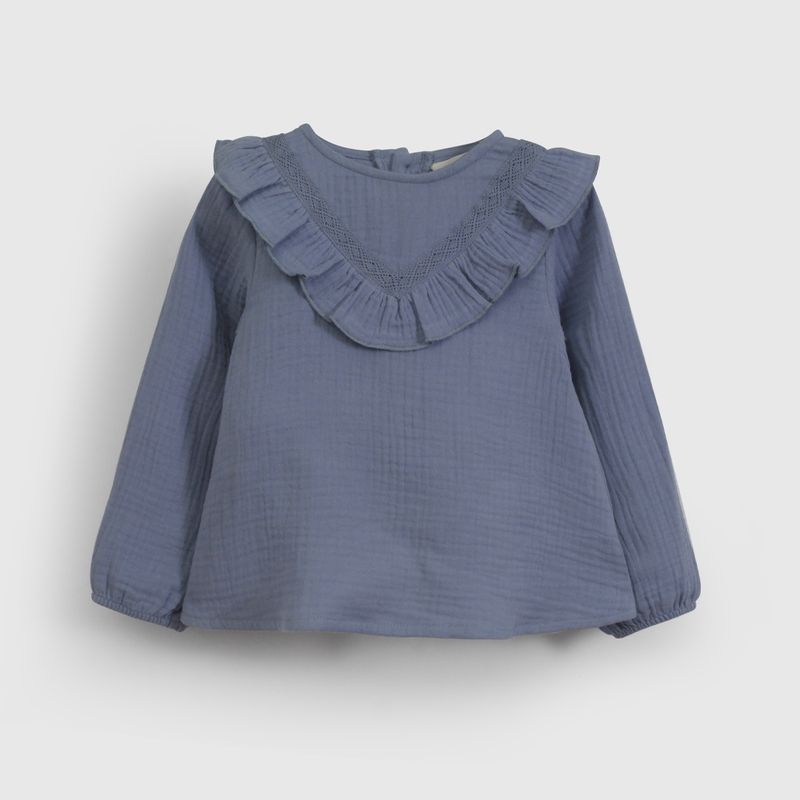 COLLOKY - Blusa Bebé niña Celeste 57226 Colloky