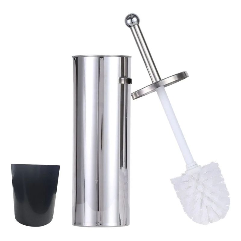 SHOP EHOME BAG - Escobilla Cepillo Limpia Wc Baño Acero Inoxidable