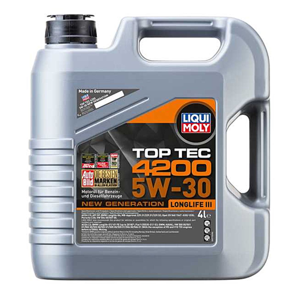 LIQUI MOLY - Aceite Liqui Moly Top Tec 4200 5W-30 4 lt
