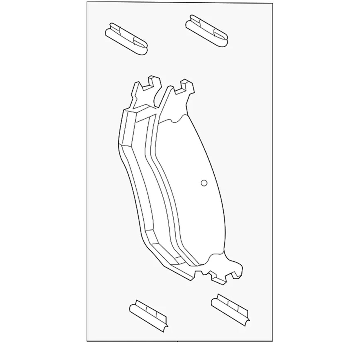 GENERICO - Pastillas De Freno Traseras Ram 1500 2019-2025