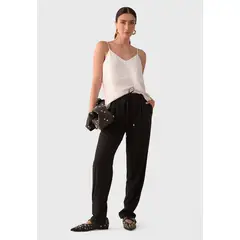 ESPRIT - Pantalón Fluido con elástico Mujer