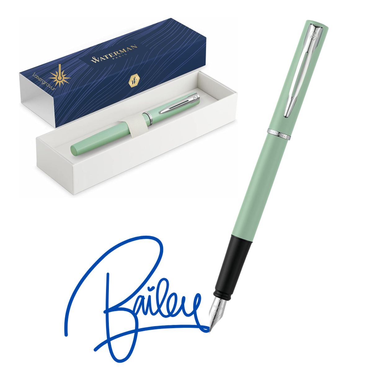 WATERMAN - Pluma Fuente Waterman Allure Verde Pastel