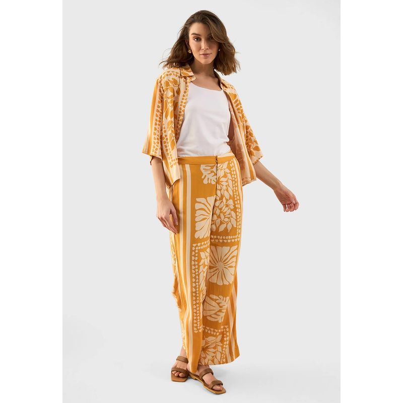 ESPRIT - Pantalón Estampado Mujer Esprit ESPRIT