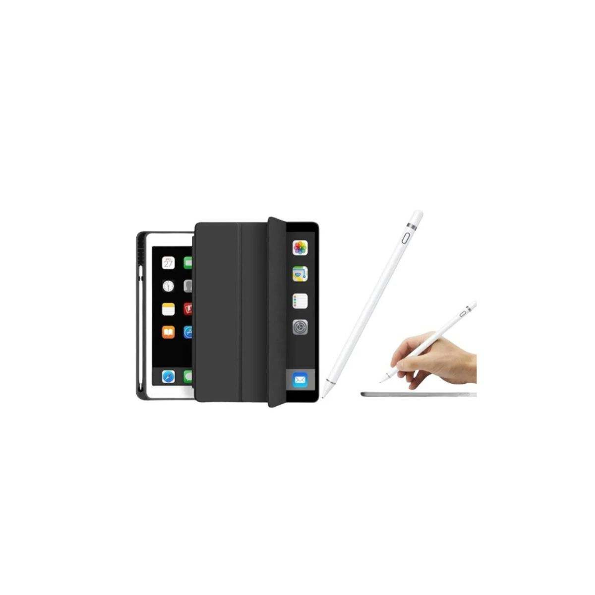 GENERICO - Pack Carcasa Smart Case Para iPad 9.7 + Lápiz Pencil