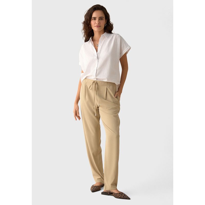 ESPRIT - Pantalón Fluido con elástico Mujer Esprit ESPRIT