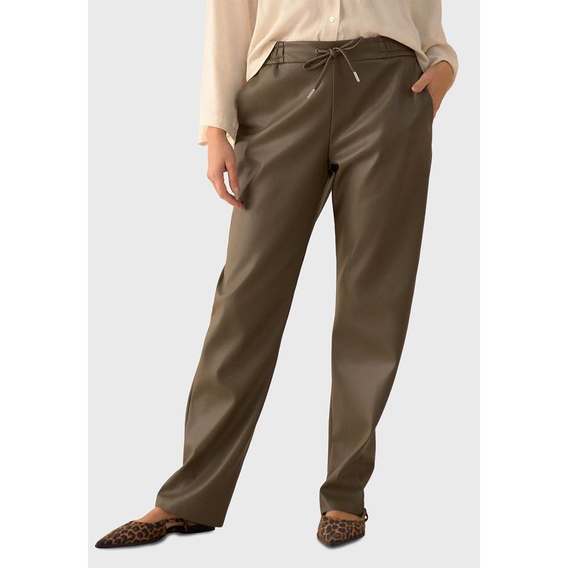 ESPRIT - Pantalón efecto cuero Mujer Esprit ESPRIT