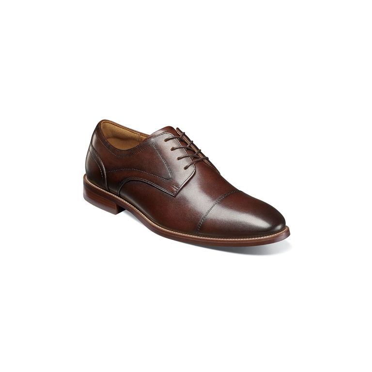 Zapatos Casual Café Rucci Cap Toe Oxford