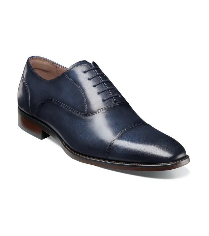 Zapatos Formal Hombre Sorrento Lux Cap Toe Bal Azul