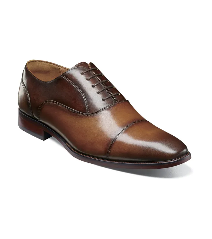 Zapatos Formal Hombre Sorrento Lux Cap Toe Bal Cognac