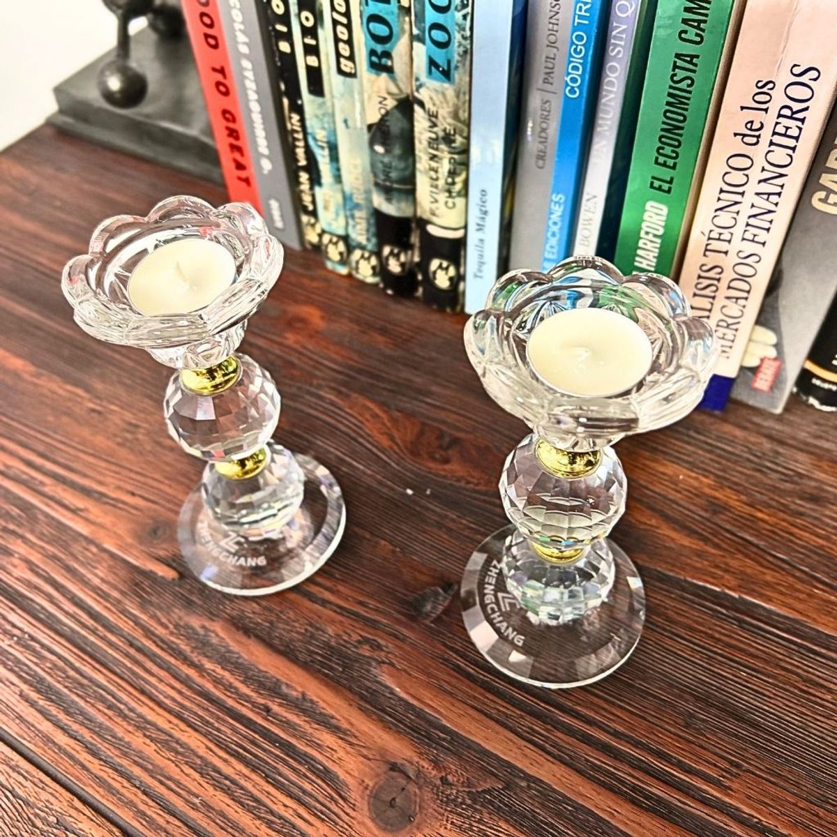 BOHEMIK - Velas Chicas Mini Tea Light Pack 100 Velas Color Blanco