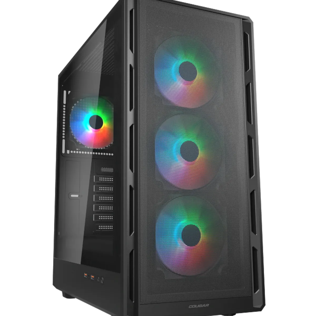 COUGAR - Gabinete - Cougar Airface Pure RGB - SFuente - ATX