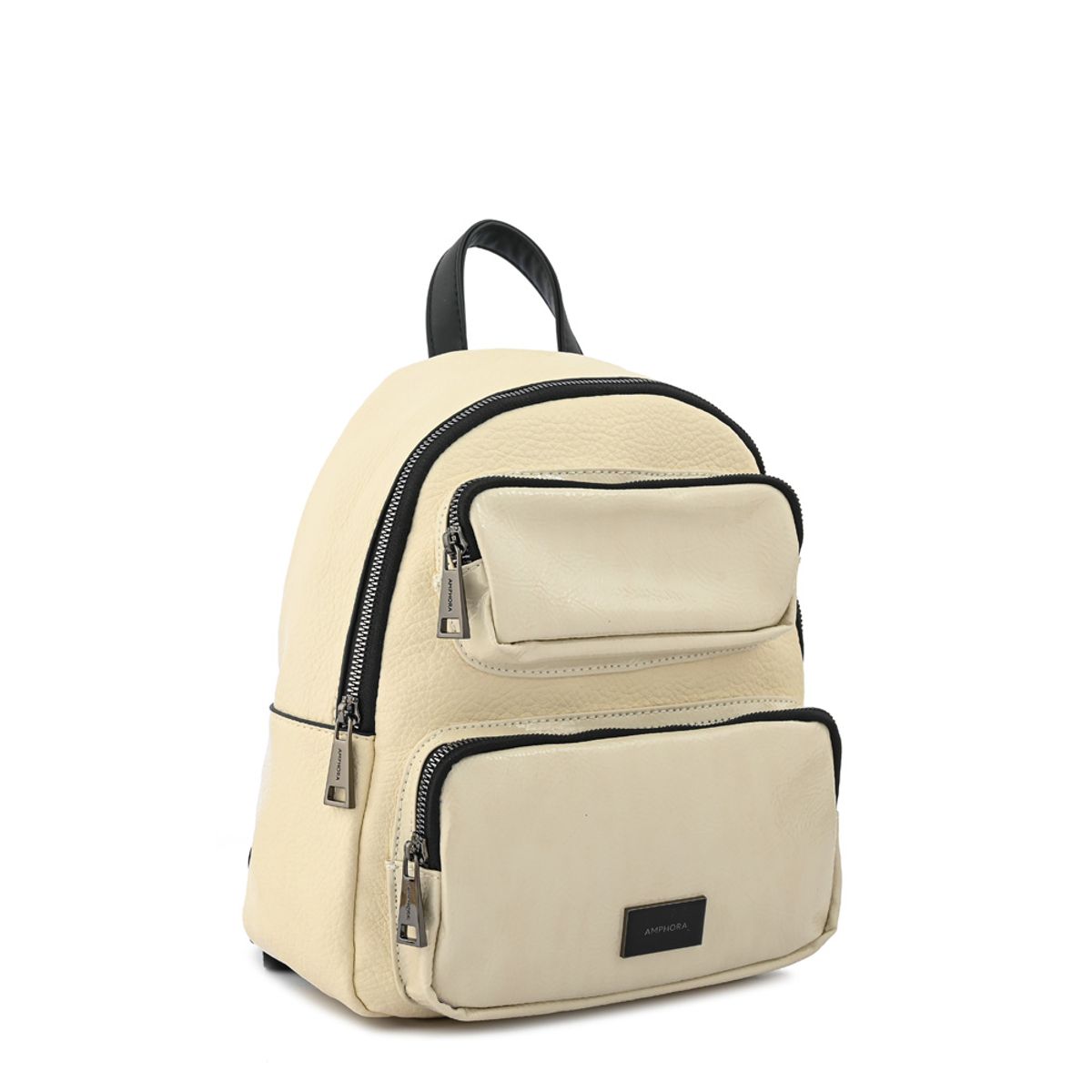 AMPHORA - Mochila debbie mediana blanco especial