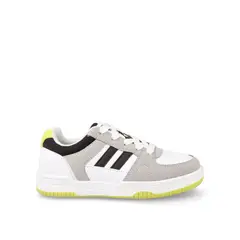 NORTH STAR - Zapatilla Niño Hem Gris-Amarillo