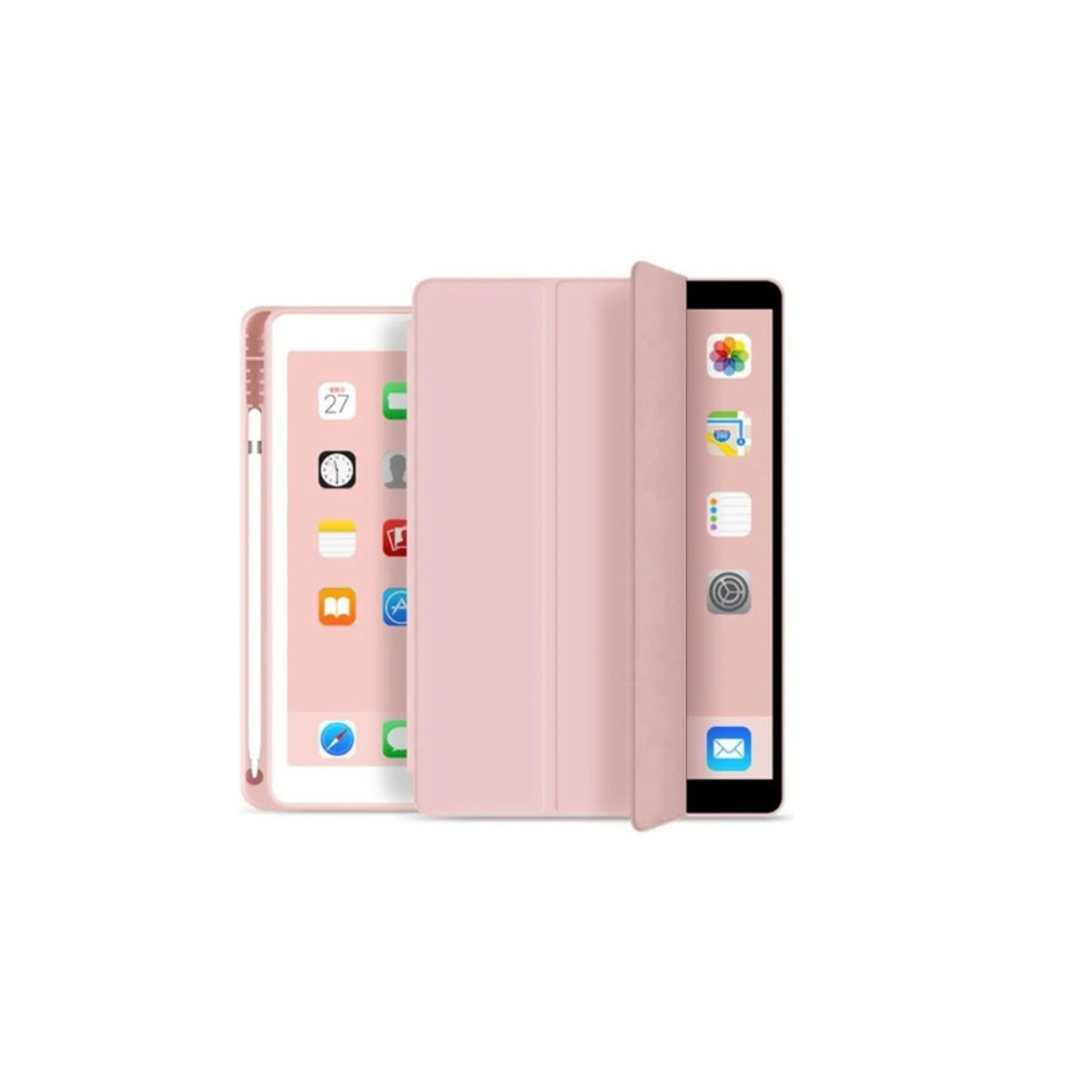 GENERICO - Pack Carcasa Smart Case Para iPad 9.7 + Lápiz Pencil