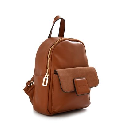 Imagen 2 del producto Mochila con tapa osaka pequeña café