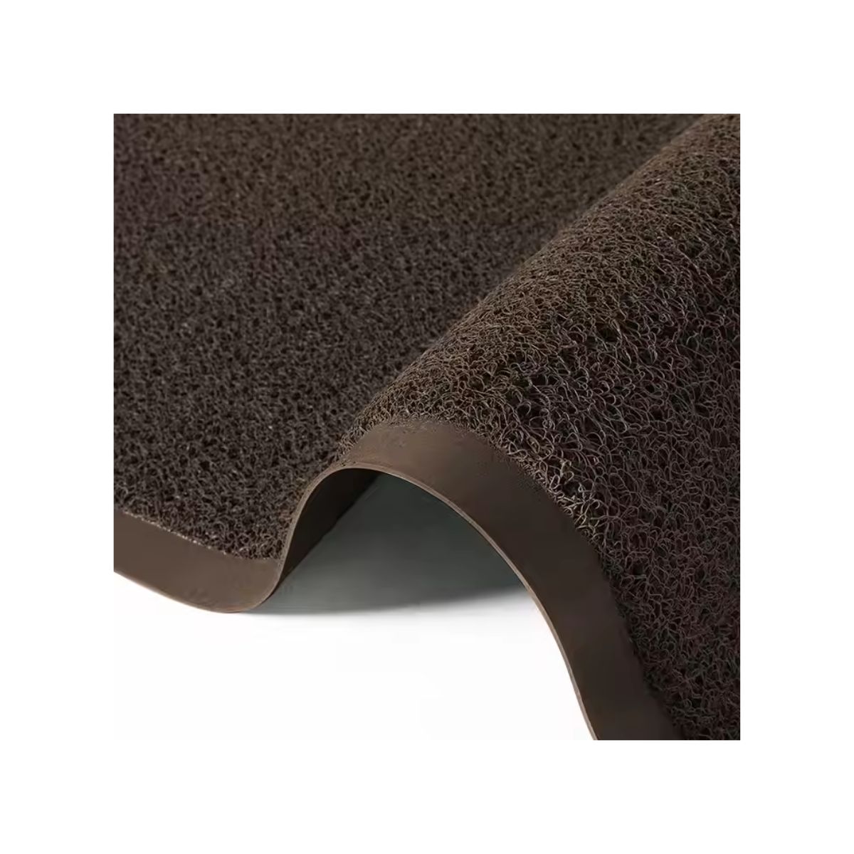 GENERICO - Piso Limpiapies Alfombra Nomad Pvc 80x120cm Borde Anticaídas Marrón