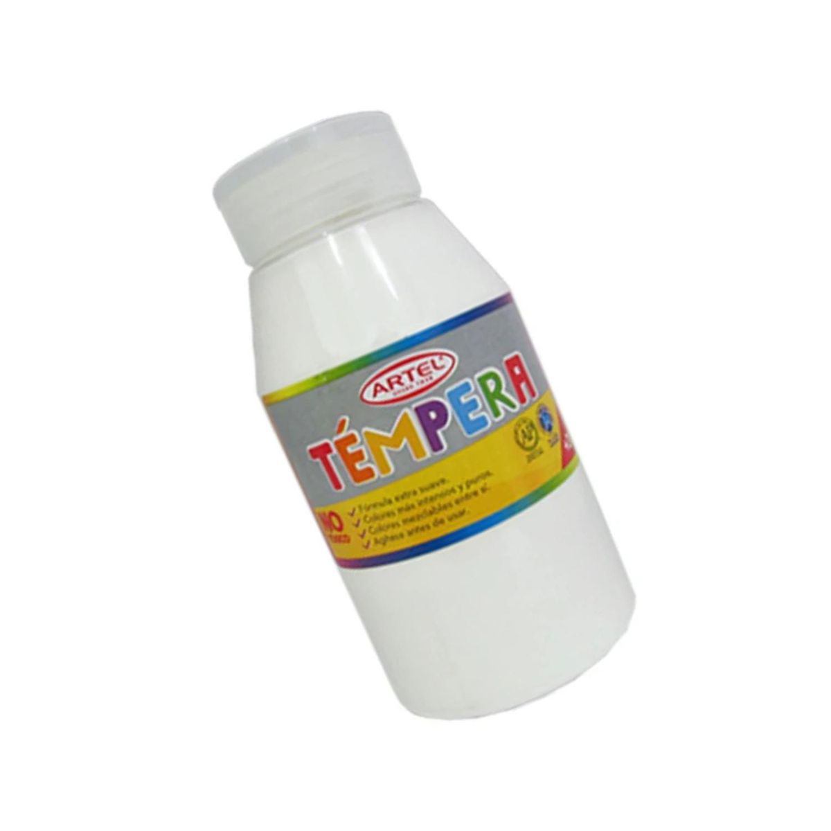 ARTEL - Frasco Tempera 250 Ml. Artel - Blanco