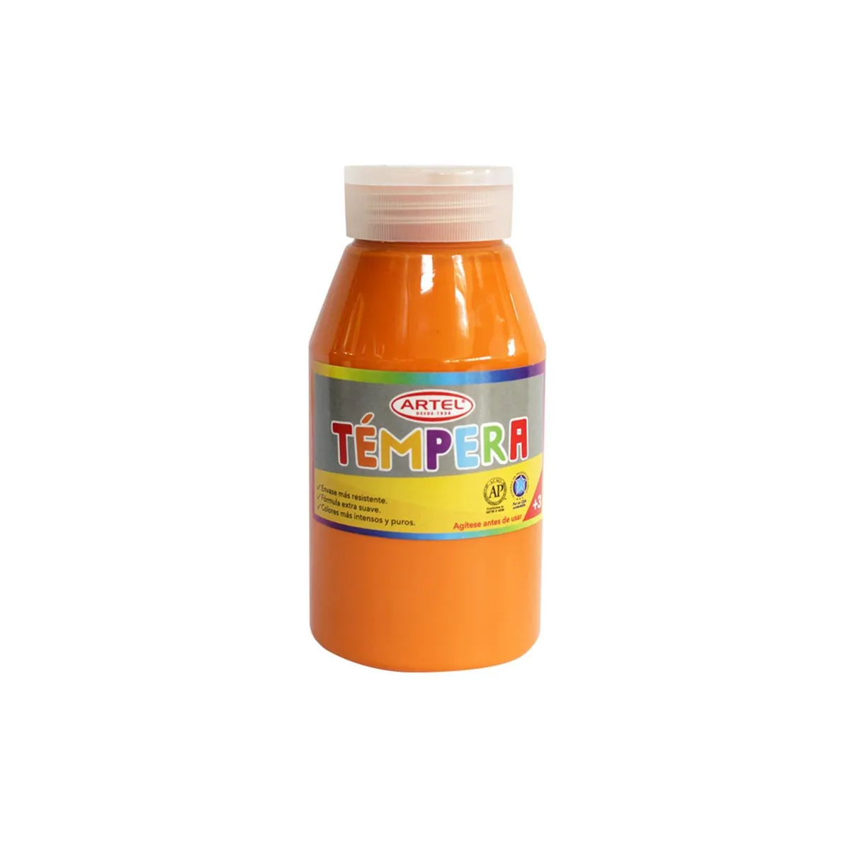 ARTEL - Frasco Tempera 250 Ml. Artel - Naranja