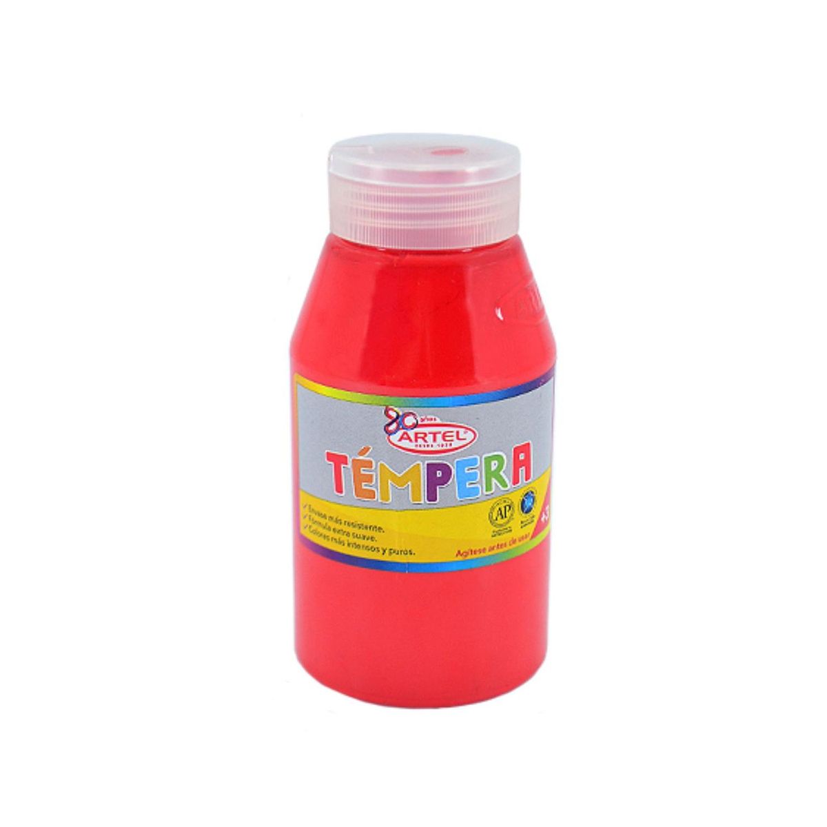 ARTEL - Frasco Tempera 250 Ml. Artel - Rojo