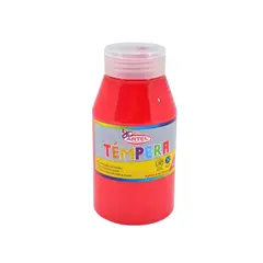 ARTEL - Frasco Tempera 250 Ml. - Rojo