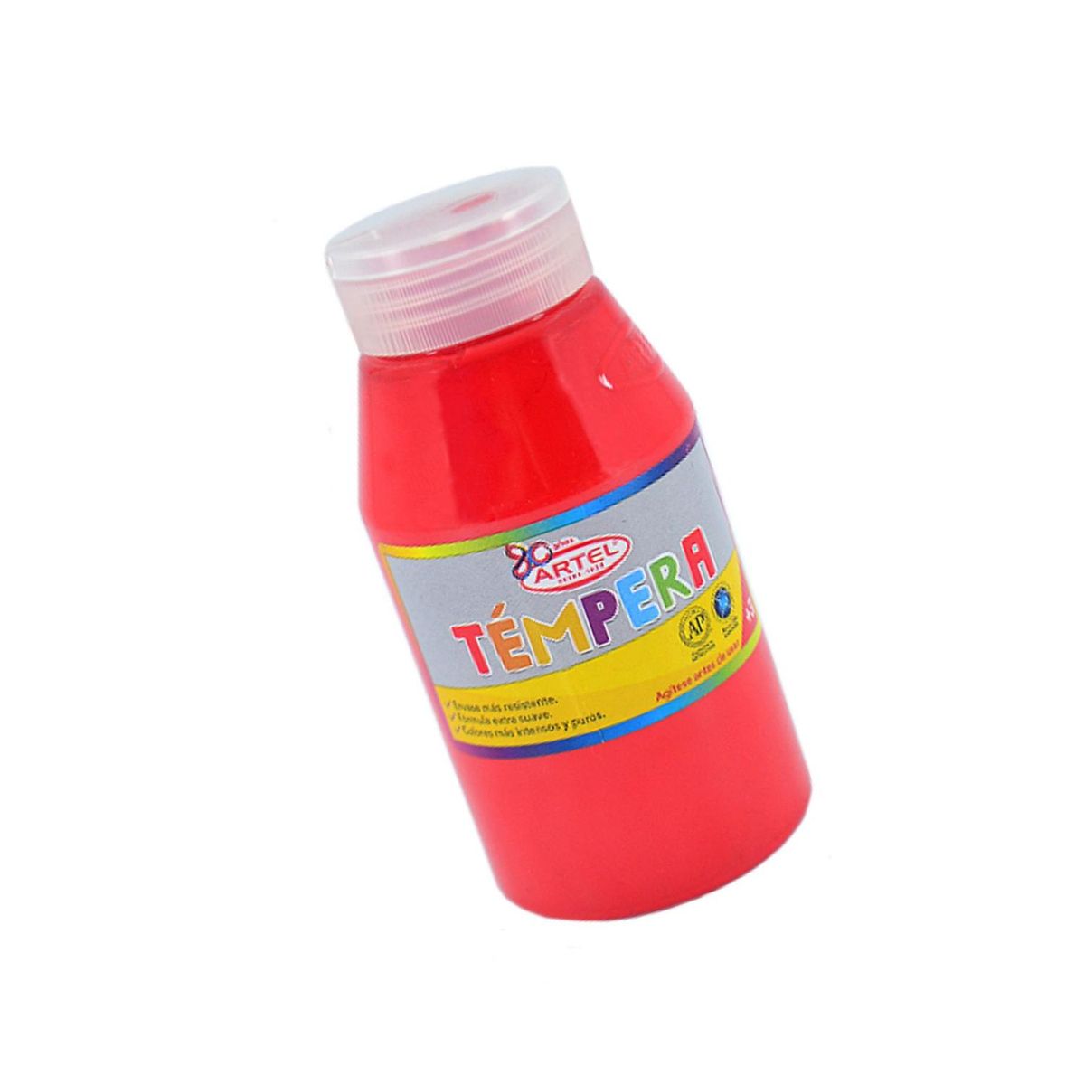 ARTEL - Frasco Tempera 250 Ml. Artel - Rojo