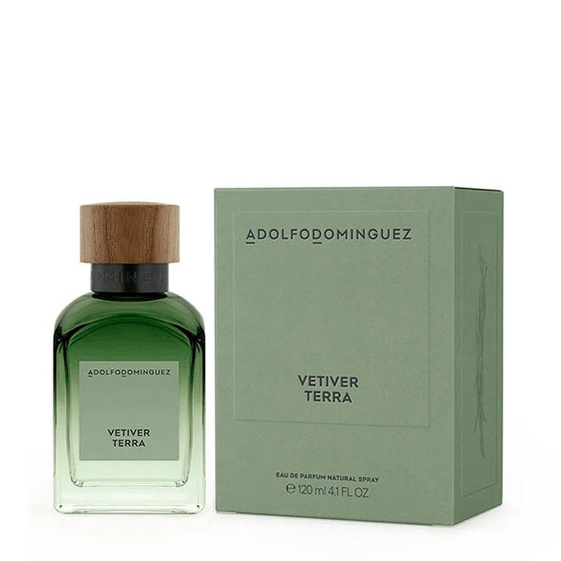 ADOLFO DOMINGUEZ - Vetiver Terra EDP 120 ML for Men - Adolfo Dominguez