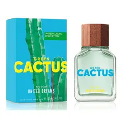 BENETTON - United Dreams Green Cactus EDT 100 ML For Him -