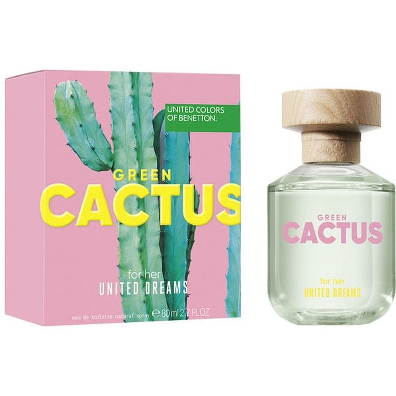 BENETTON - United Dreams Green Cactus For Her 80 ML EDT - Benetton