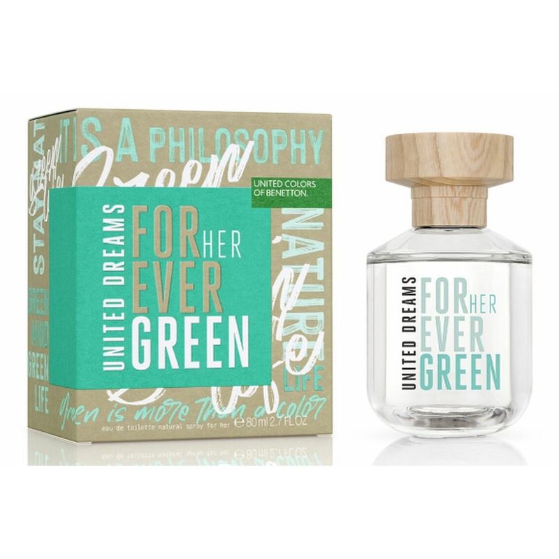 BENETTON - United Dreams Forever Green for Her EDT 80 ML - Benetton