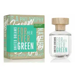 BENETTON - United Dreams Forever Green for Her EDT 80 ML -