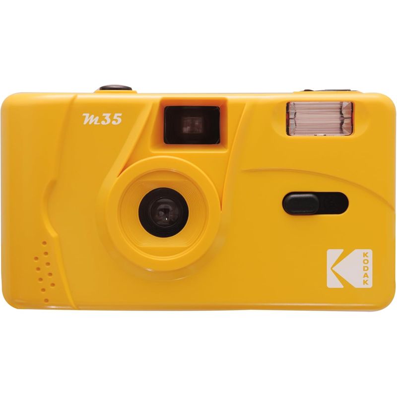 KODAK - Cámara Fotográfica Kodak M35 35mm Analógica con Flash - Amarilla