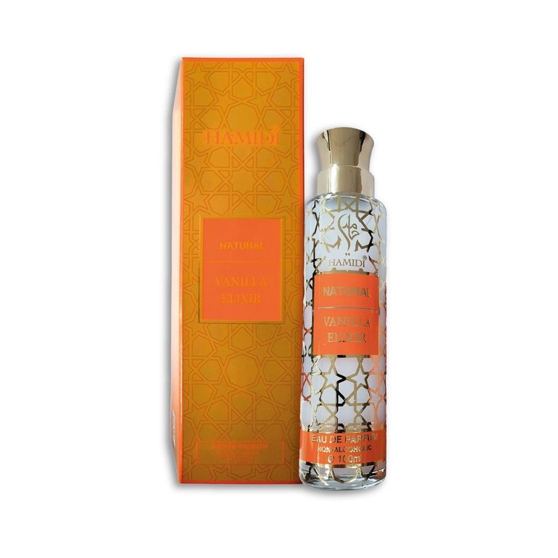 GENERICO - Vainilla Elixir Natural Water 100 ML Sin Alcohol - Hamidi