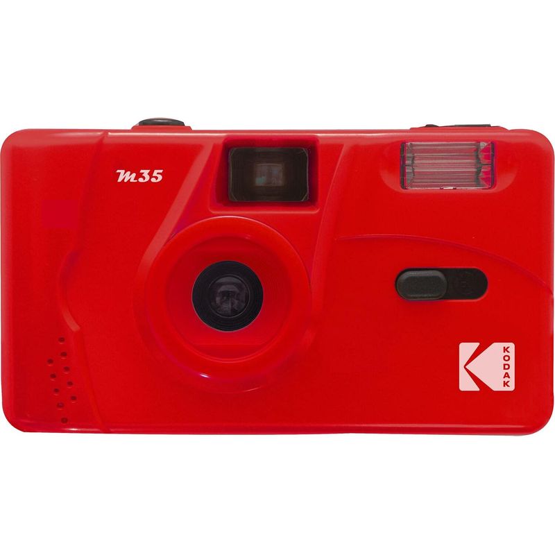 KODAK - Cámara Fotográfica Kodak M35 35mm Analógica con Flash - Roja