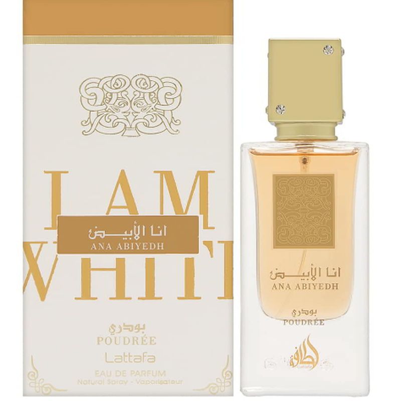 LATTAFA - Ana Abiyedh Poudrèe EDP 60 ML Unisex- Lattafa