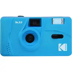 KODAK - Cámara Fotográfica M35 35mm Analógica con Flash - Azul