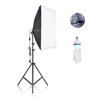 Kit De Iluminación Softbox Estudio De Fotografía + Ampolleta