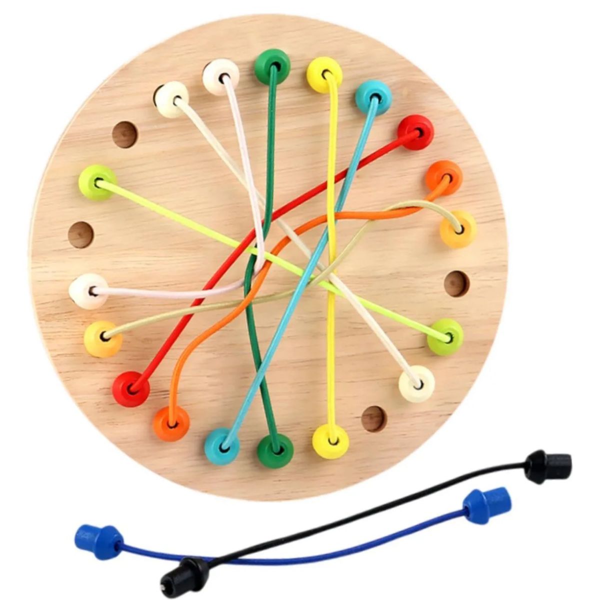 GENERICO - Juego Montessori Rompecabezas de Cuerdas Trenzadas