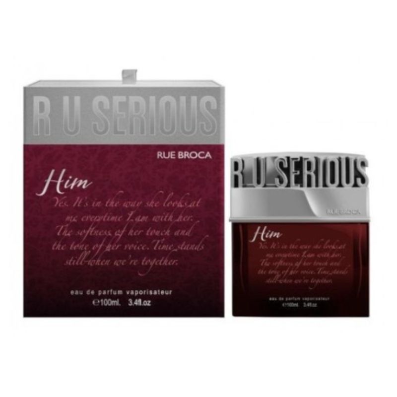 GENERICO - R U Serious for Him EDP 100 ML - Rue Broca
